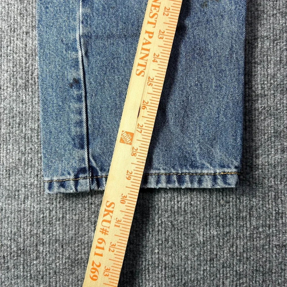 Levi's 505 Straight Fit Jeans Men's Blue Denim‎ Cotton Pockets Zip Fly - 36X29.5